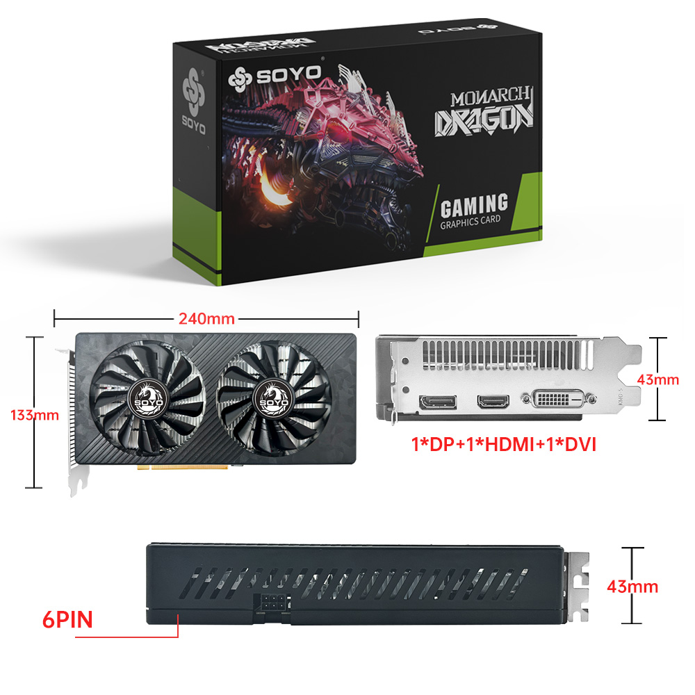SOYO AMD RX 590 8 GB Placa De  – Rtx 3070 8Gb Graphics Card Bewertung und Preis